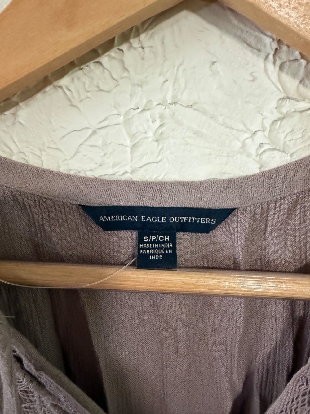 American Eagle Mauve Sleeveless Peplum Tank Top Small - Picture 2 of 3